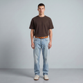 Dark Brown Regular Fit T-Shirt
