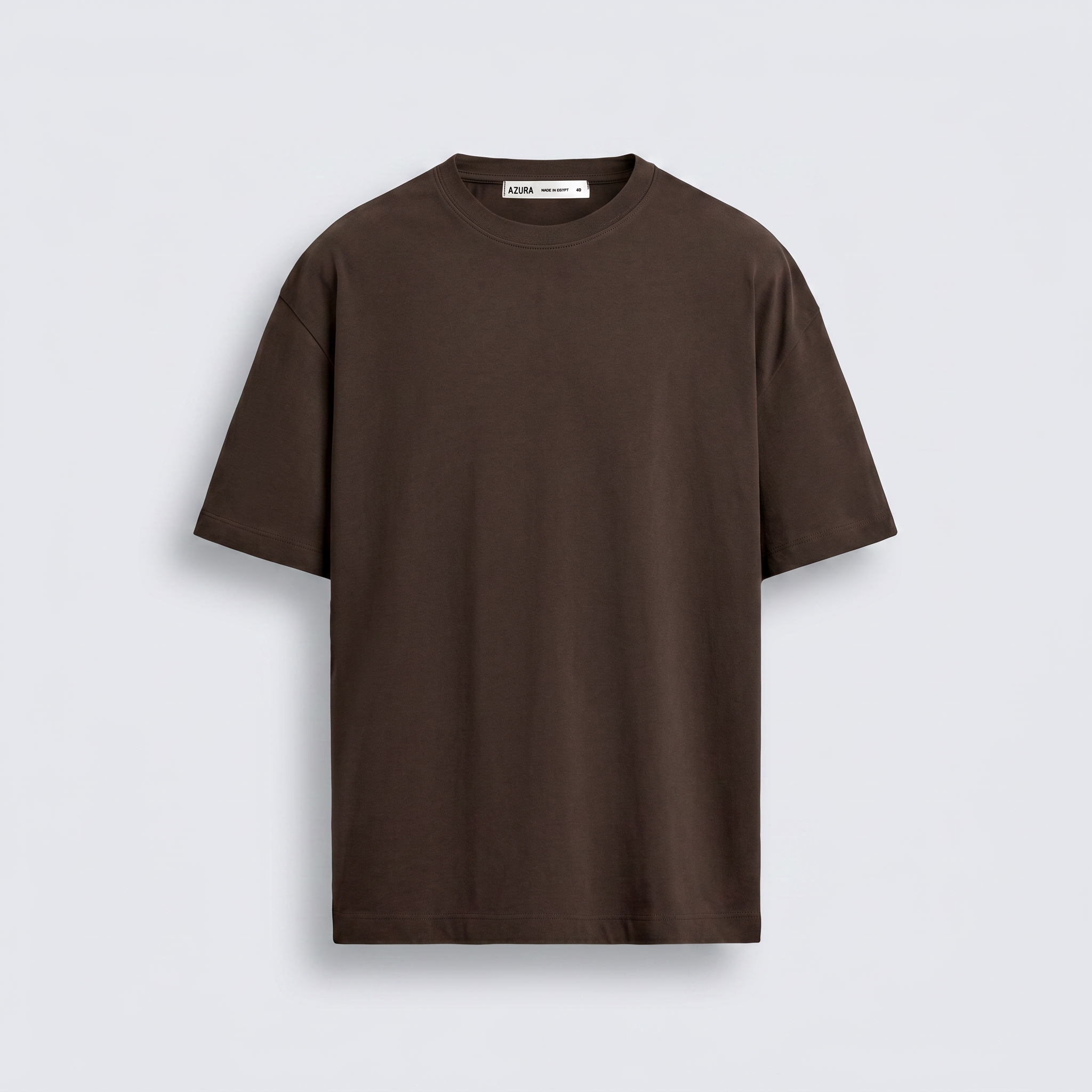 Dark Brown Regular Fit T-Shirt