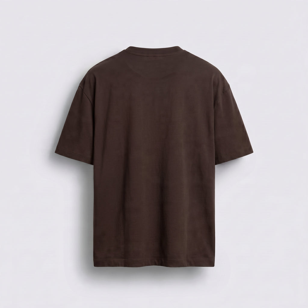 Dark Brown Regular Fit T-Shirt