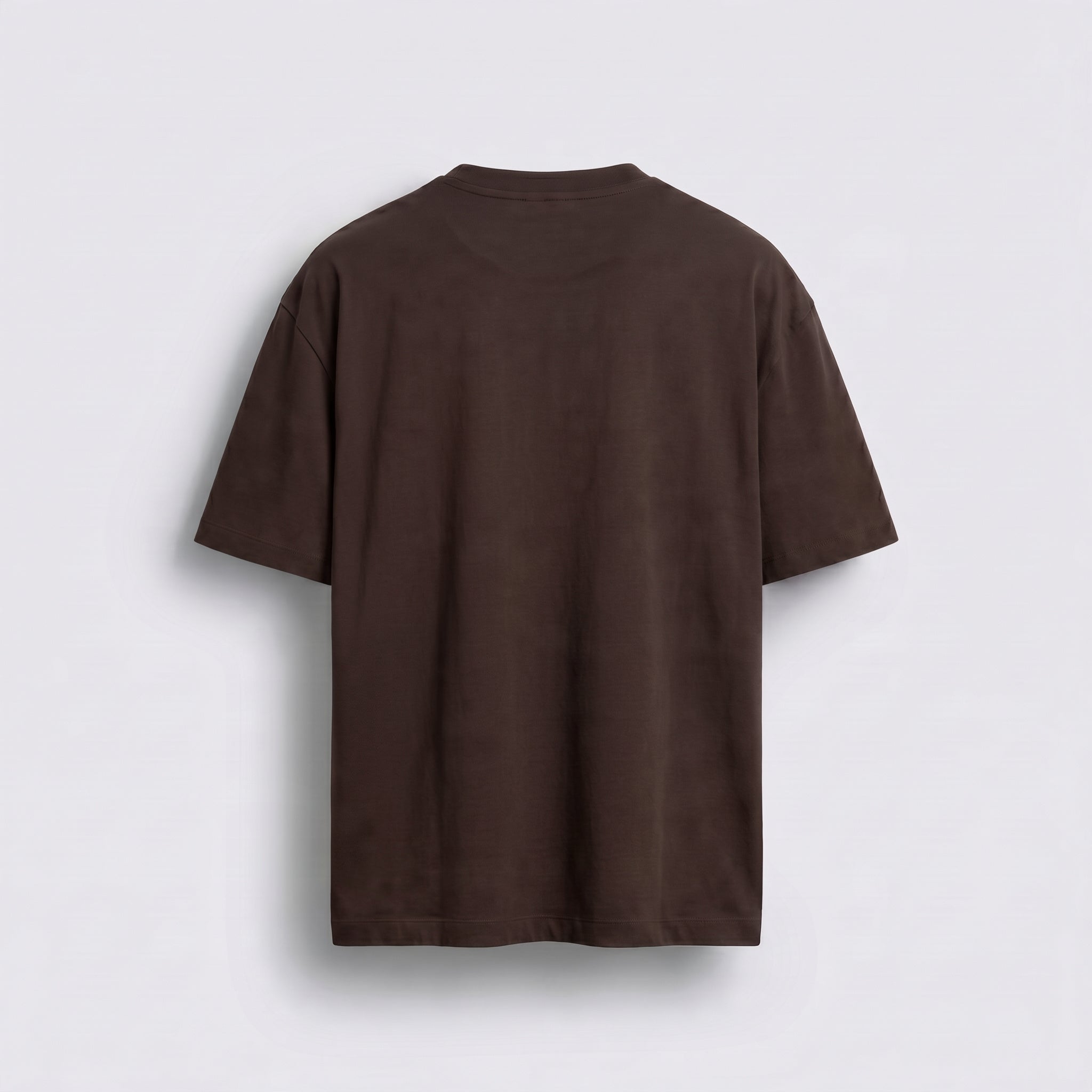 Dark Brown Regular Fit T-Shirt