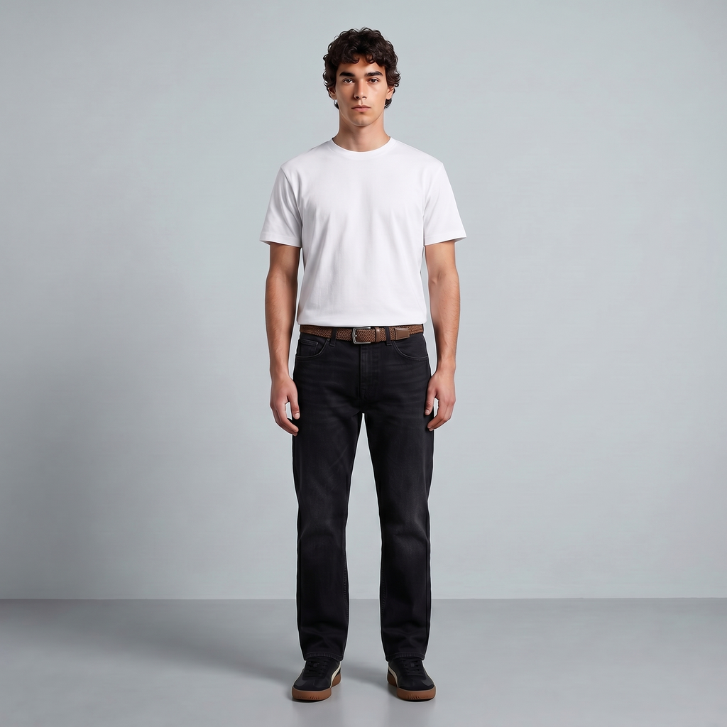 White Regular Fit T-Shirt