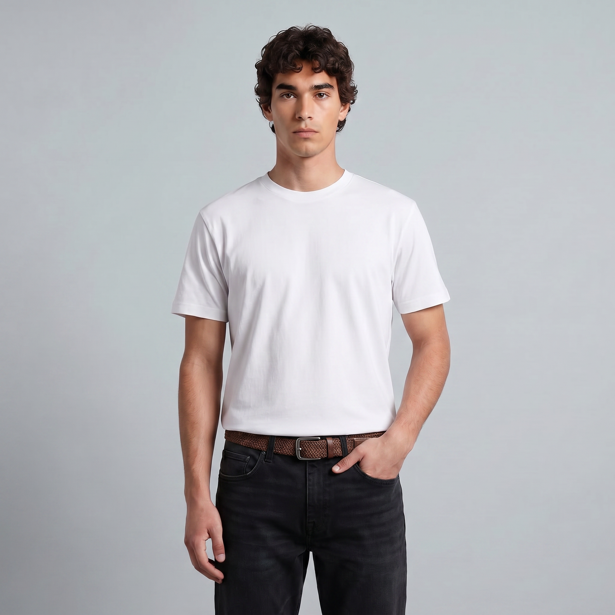 White Regular Fit T-Shirt