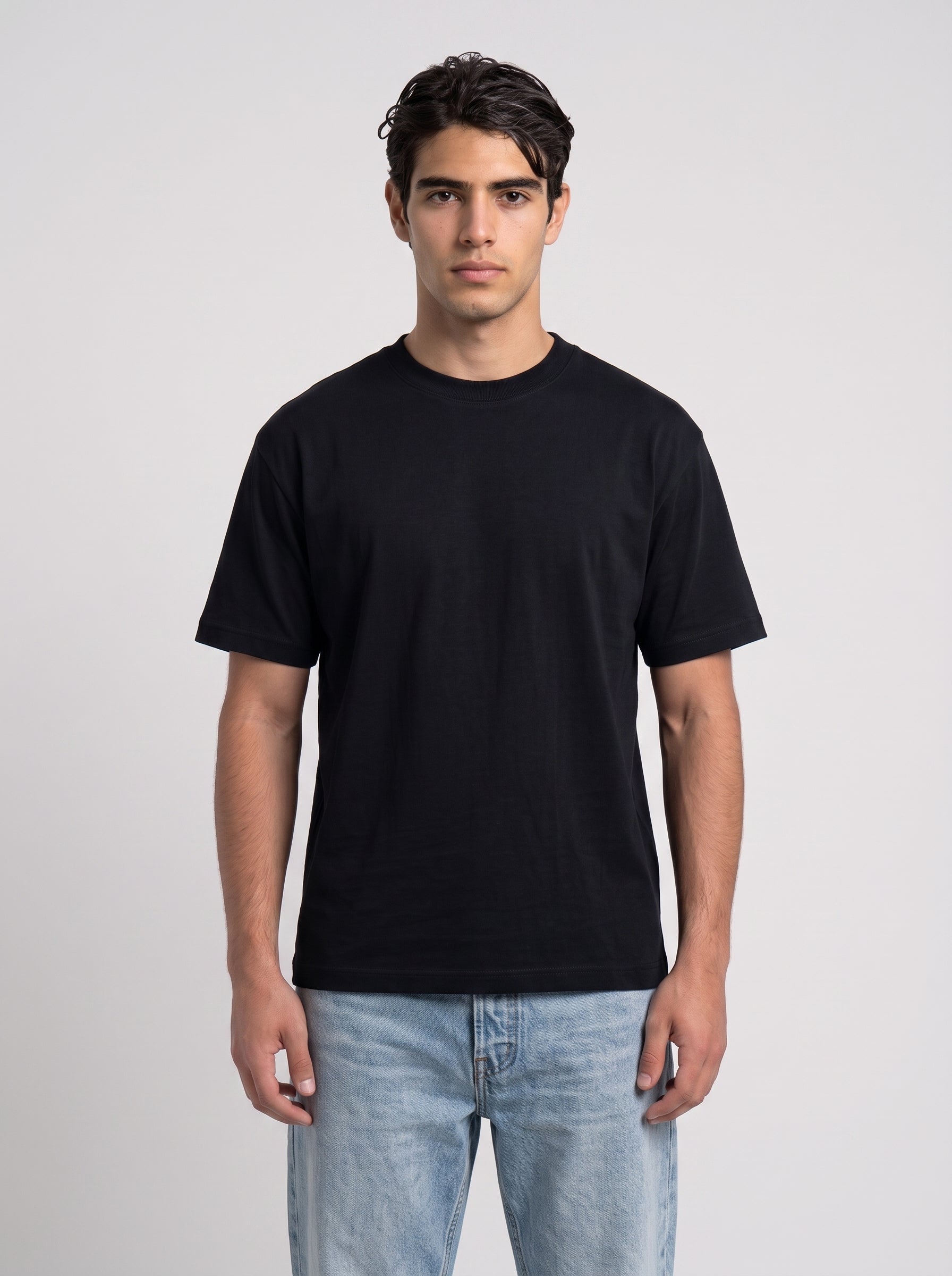 Black Regular Fit T-shirt
