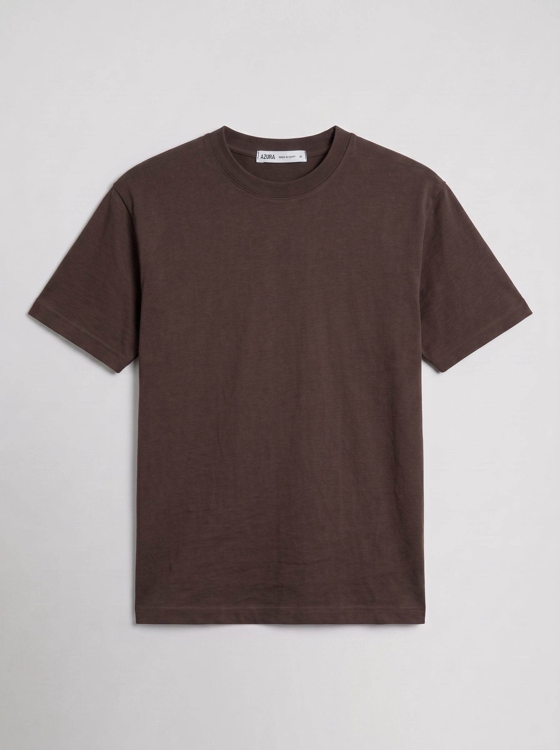 Dark Brown Regular Fit T-shirt