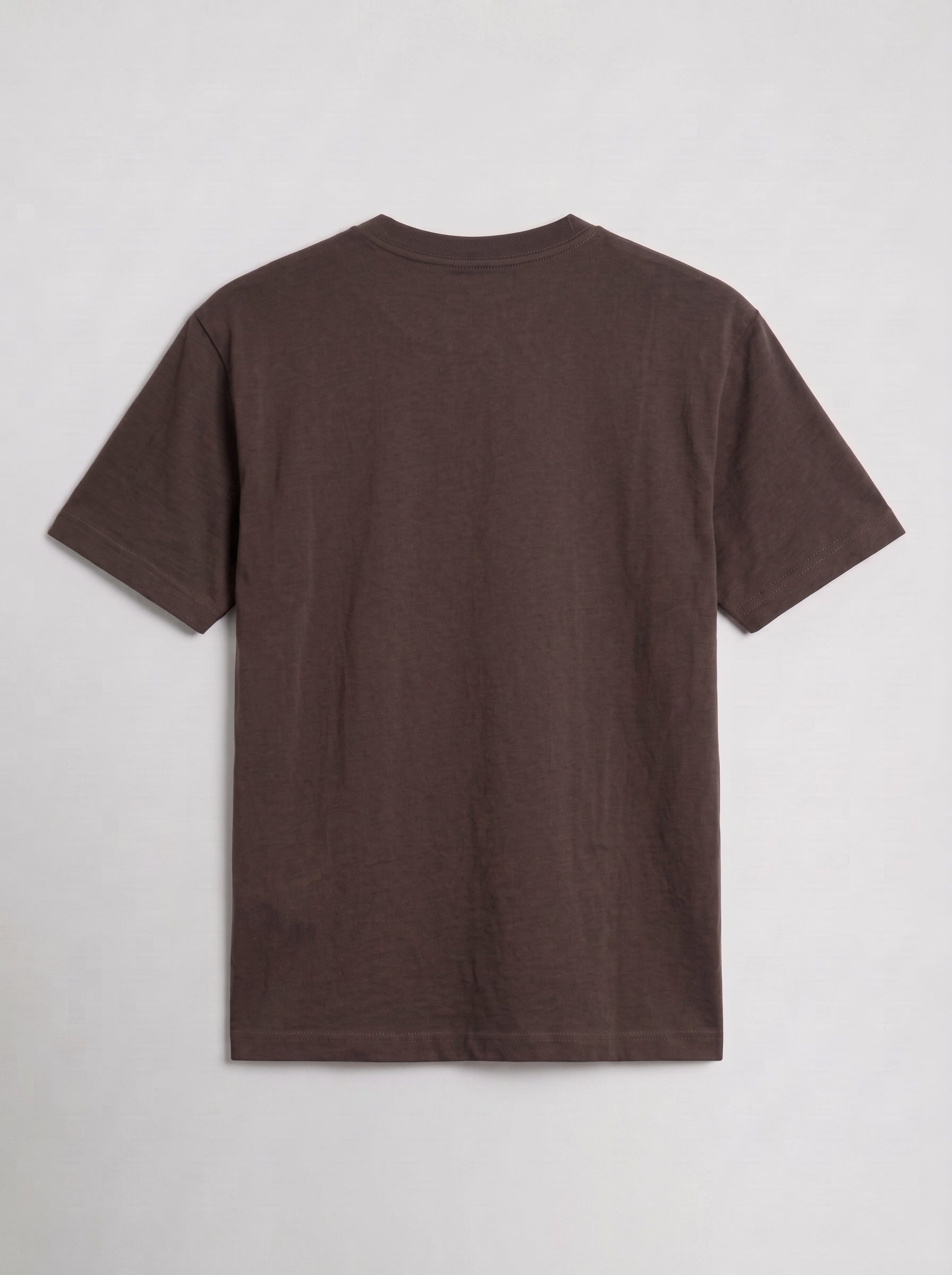 Dark Brown Regular Fit T-shirt